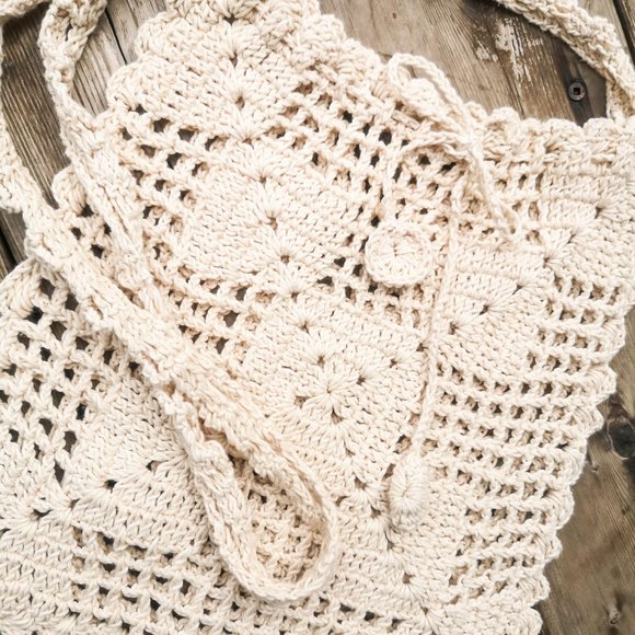 Vintage Crocheted Purse - Picture 4 of 5